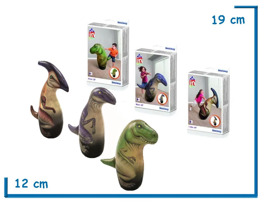 BESTWAY UP IN & OVER PUCHING BALL DINOSAURIO 100CM