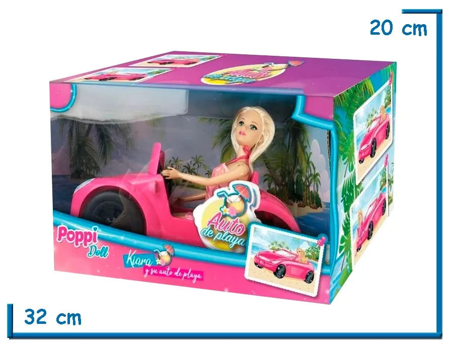 KIARA Y SU AUTO DE PLAYA