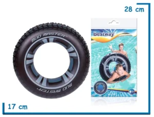 BESTWAY SALVAVIDAS RUEDA 91CM