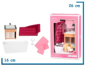LORI LUXURY BATHROOM SET ACCESORIOS