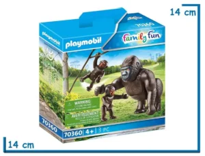 PLAYMOBIL FAMILY FUN GORILA CON BEBES