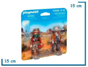 PLAYMOBIL DUO PACK BANDIDO Y SHERIFF