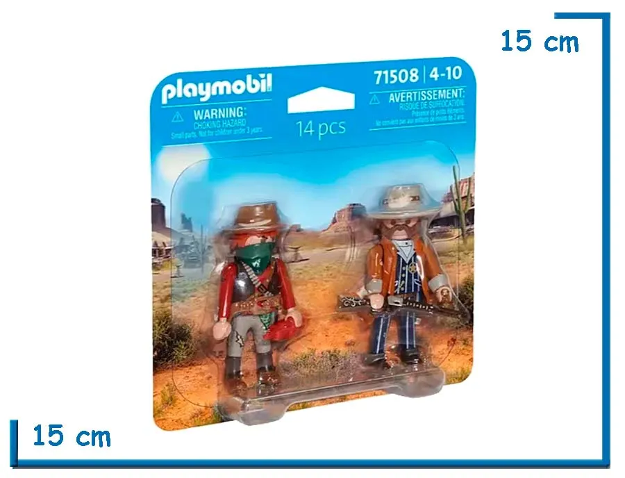 PLAYMOBIL DUO PACK BANDIDO Y SHERIFF