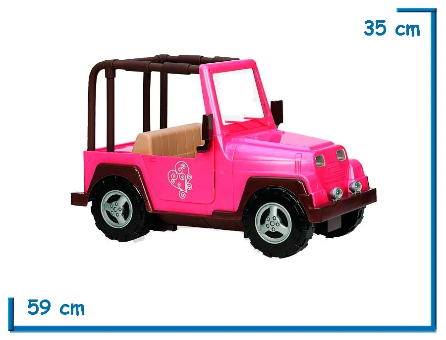 OUR GENERATION VEHICULO 4X4 ROSA
