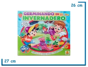 MINI CIENCIA GERMINANDO EN EL INVERNADERO