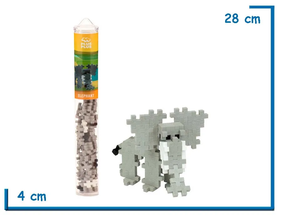 PLUS-PLUS ELEPHANT ROMPECABEZAS 3D 100PZS