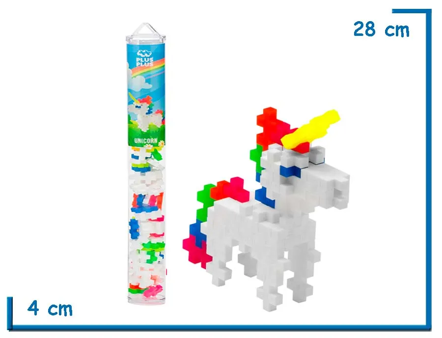 PLUS-PLUS UNICORN ROMPECABEZAS 3D 100PZS