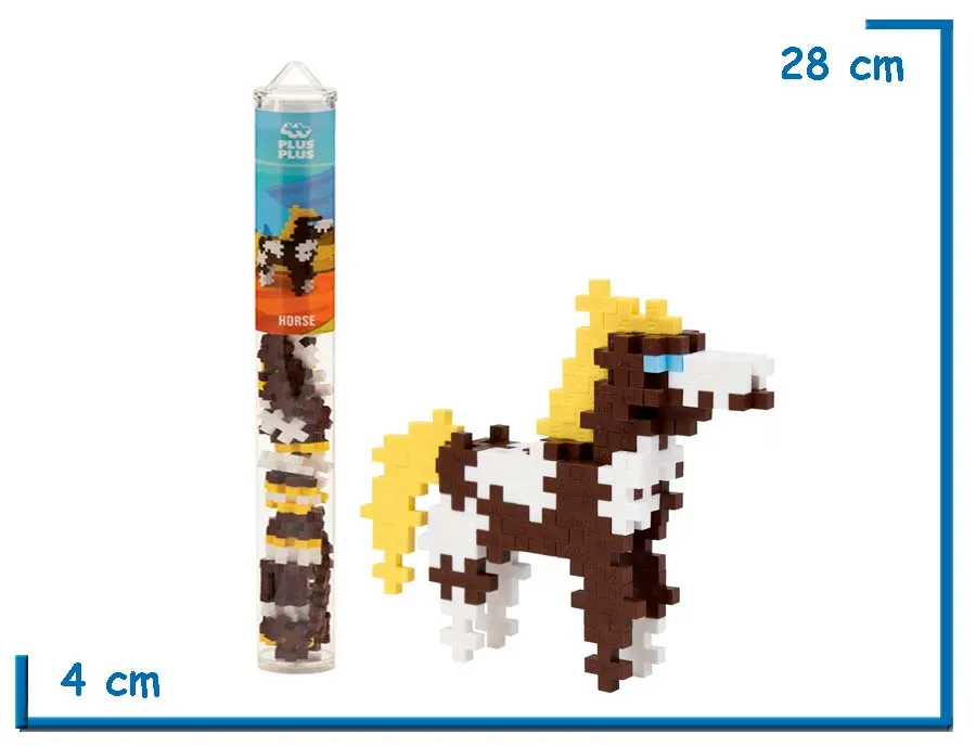 PLUS-PLUS HORSE ROMPECABEZAS 3D 100PZS