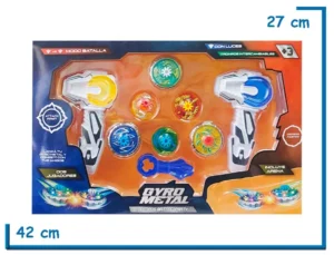GYRO METAL TROMPOS BATTLE PARTY AMARILLO Y AZUL