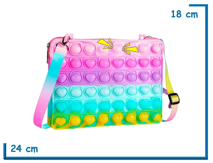 CUTIE LIFE BOLSO 6 COLORES DE SILICONA ANTIESTRES