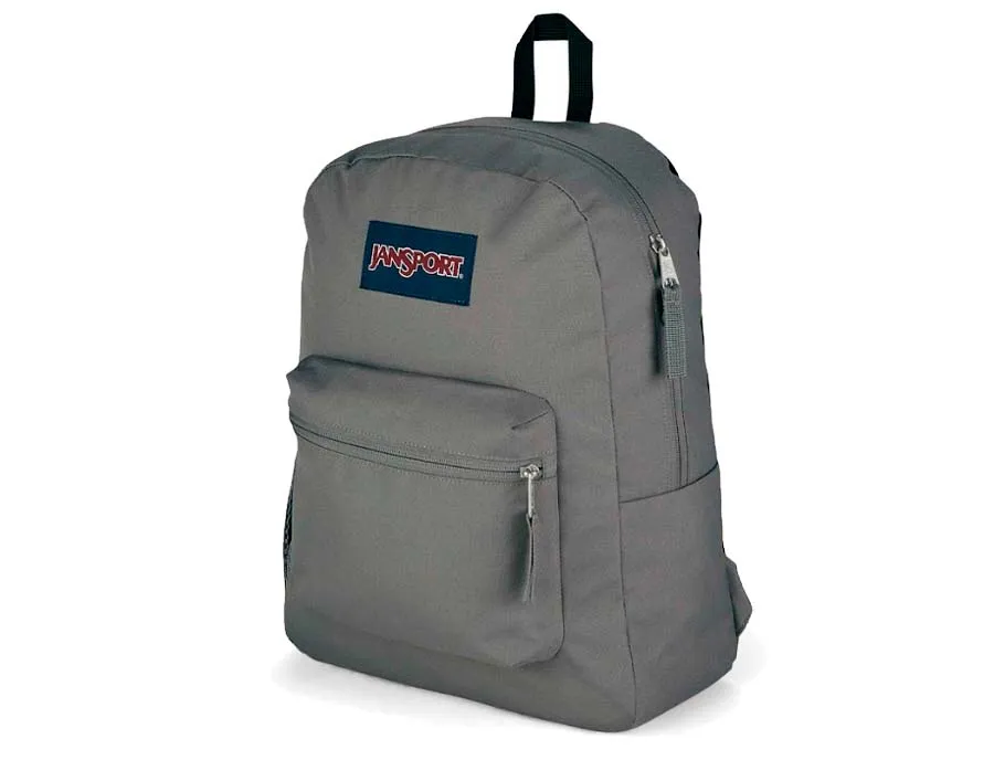 MOCHILA JANSPORT CROSS TOWN GRAPHITE GREY