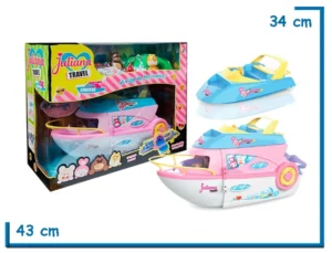 JULIANA TRAVEL CRUCERO PLAYSET CON FIGURAS Y ACCESORIOS