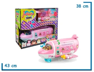 JULIANA TRAVEL JET PLAYSET CON FIGURAS Y ACCESORIOS