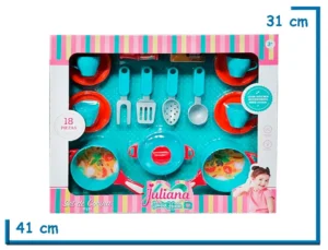 JULIANA SWEET HOME SET DE COCINA 18 PZS