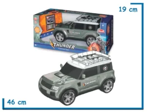 THUNDER COMMANDO GRIS PATRULLA CON ACCESORIOS