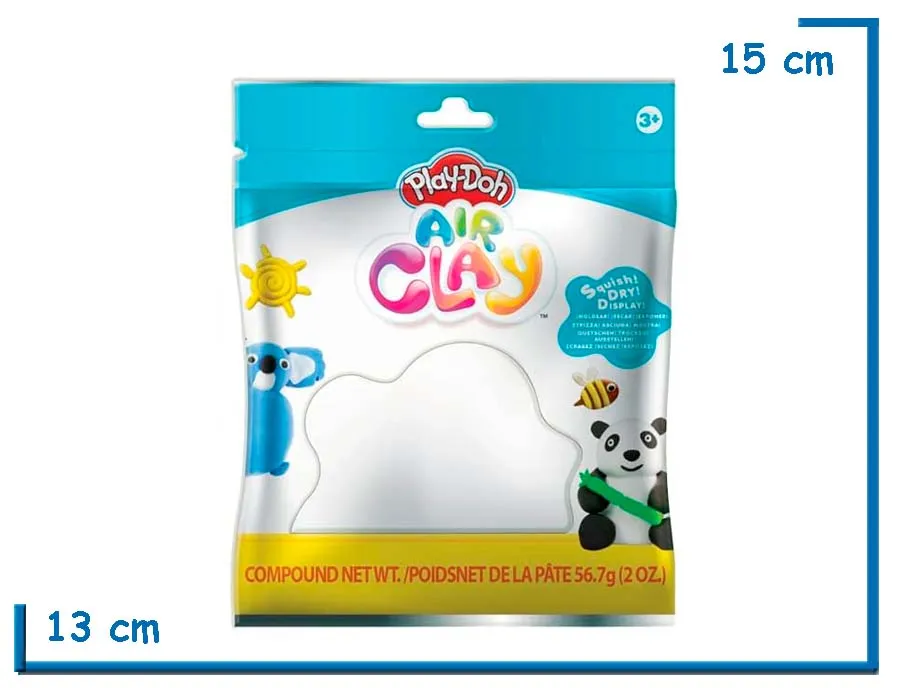 PLAY-DOH AIR CLAY BLANCA 56G