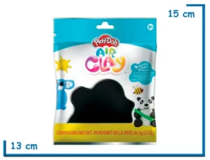 PLAY-DOH AIR CLAY NEGRA 56G