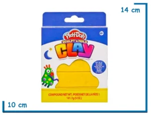 PLAY-DOH SCULPT N MOLD CLAY AMARILLA 140G