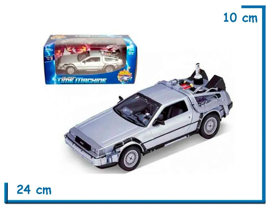 WELLY DELOREAN TIME MACHINE BACK TO THE FUTURE II 1.24