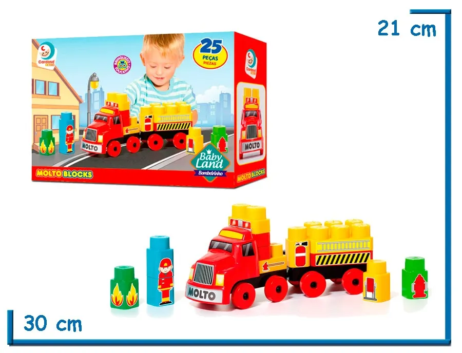 CAMION BOMBERITO X25 PIEZAS