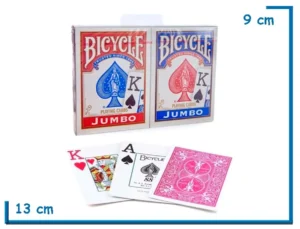 BICYCLE NAIPES FRANCESES JUMBO INDEX 2-PACK