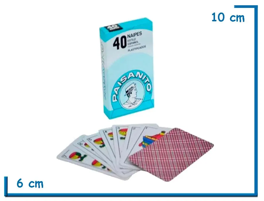 PAISANITO NAIPES ESPAÑOLES X40