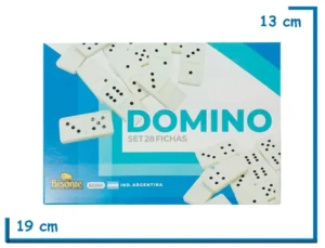DOMINO SET 26 FICHAS SERIGRAFIADAS
