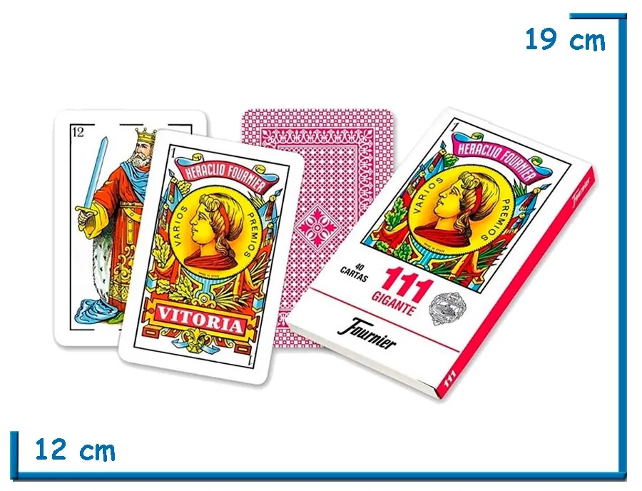 FOURNIER NAIPES ESPAÑOLES 111 GIGANTES X40