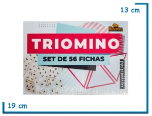 TRIOMINO SET DE 56 FICHAS BISONTE