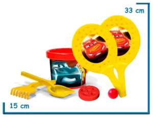 SET PLAYA CON PALETAS CARS