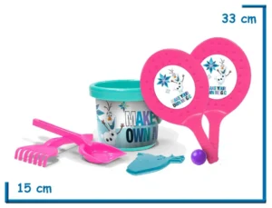 SET PLAYA CON PALETAS FROZEN