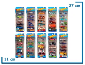 HOT WHEELS PACK X5 AUTITOS SURTIDOS