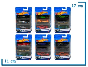 HOT WHEELS PACK X3 AUTITOS SURTIDOS