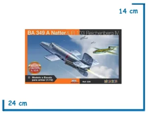 MAQUETA M 1.72 BA 349 A NATTER & FI 103 REICHENBERG IV