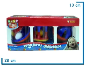 SONAJERO DIDACTICO POR 3 EN CAJA