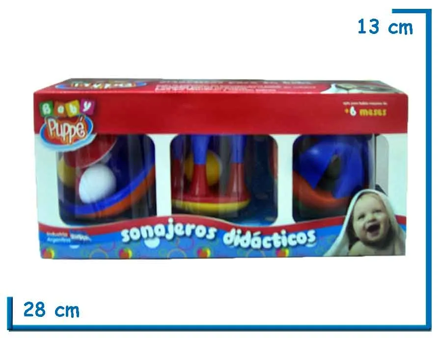 SONAJERO DIDACTICO POR 3 EN CAJA