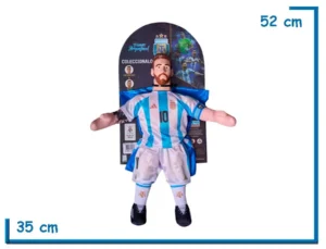 MUÑECO SOFT AFA LEO MESSI INCLUYE EQUIPO SUPLENTE
