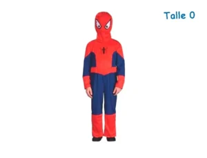 DISFRAZ TALLE 0 SPIDERMAN CLASICO
