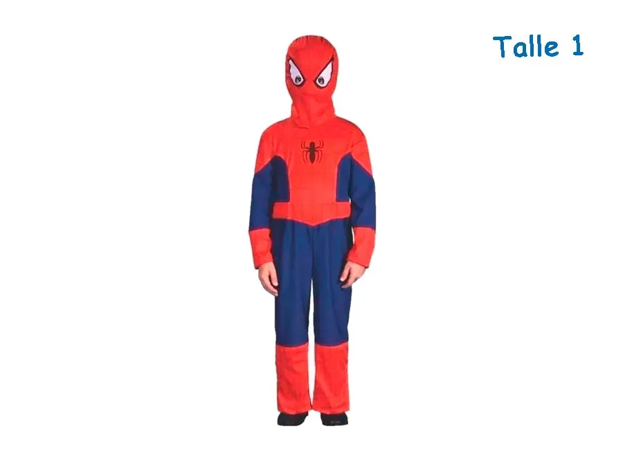 DISFRAZ TALLE 1 SPIDERMAN CLASICO