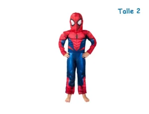 DISFRAZ TALLE 2 SPIDERMAN HC MUSCULOSO