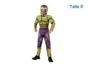 DISFRAZ TALLE 0 HULK MUSCULOSO