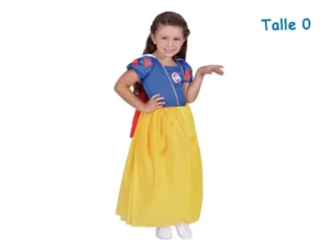DISFRAZ TALLE 0 BLANCANIEVES CLASICO