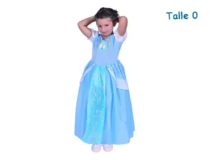 DISFRAZ TALLE 0 CENICIENTA CLASICO