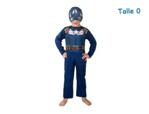 DISFRAZ TALLE 0 CAPITAN AMERICA WINTER SOLDIER ECONOMICO