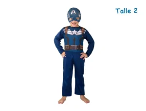 DISFRAZ TALLE 2 CAPITAN AMERICA WINTER SOLDIER ECONOMICO