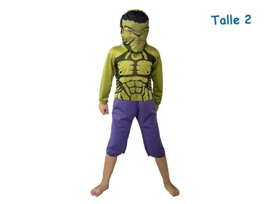 DISFRAZ TALLE 2 HULK ECONOMICO