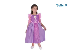 DISFRAZ TALLE 0 RAPUNZEL CLASICO