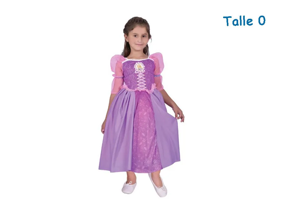 DISFRAZ TALLE 0 RAPUNZEL CLASICO