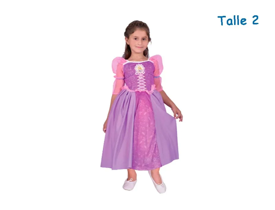 DISFRAZ TALLE 2 RAPUNZEL CLASICO