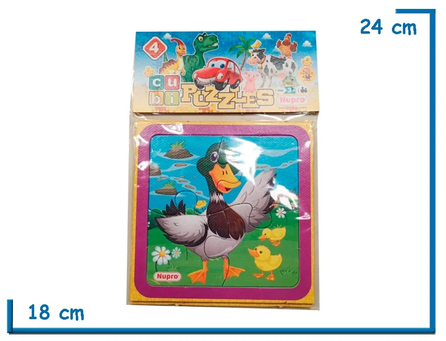 CUBI PUZZLE GRANJA X4 PZS